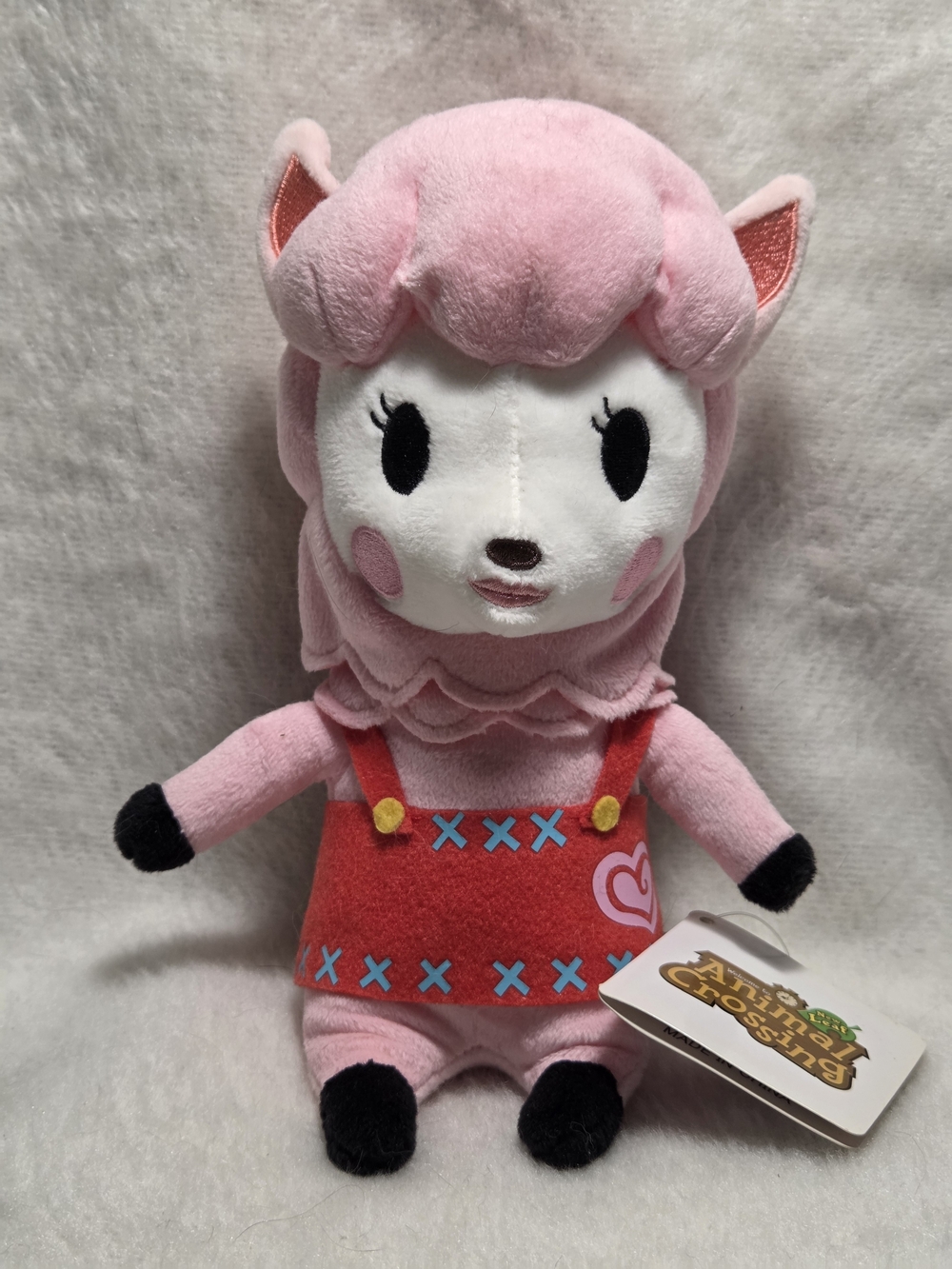 Reese Animal Crossing New Leaf Pink Alpaca Llama 8" Stuffed Toy